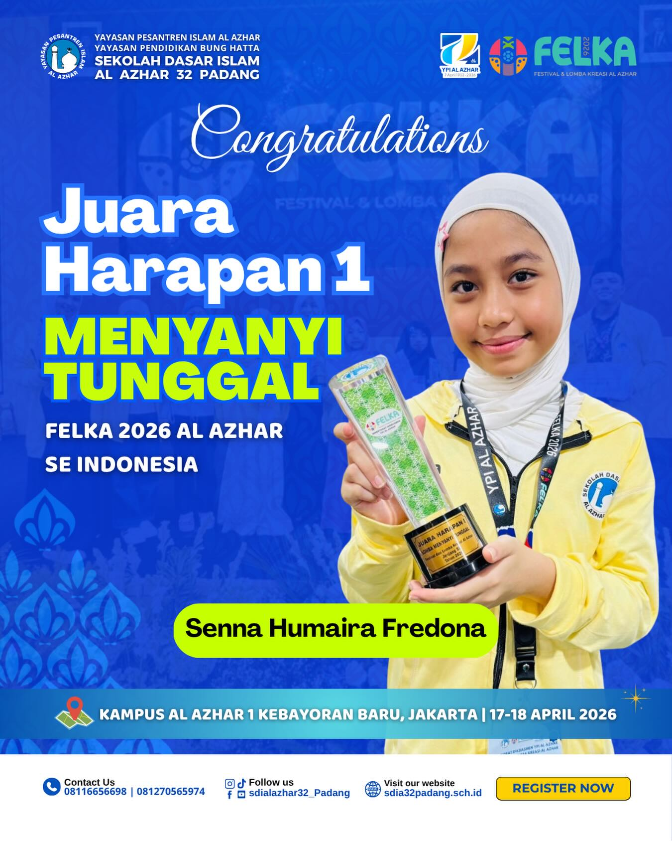 Senna - Juara Felka 2026 Al Azhar Se Indonesia