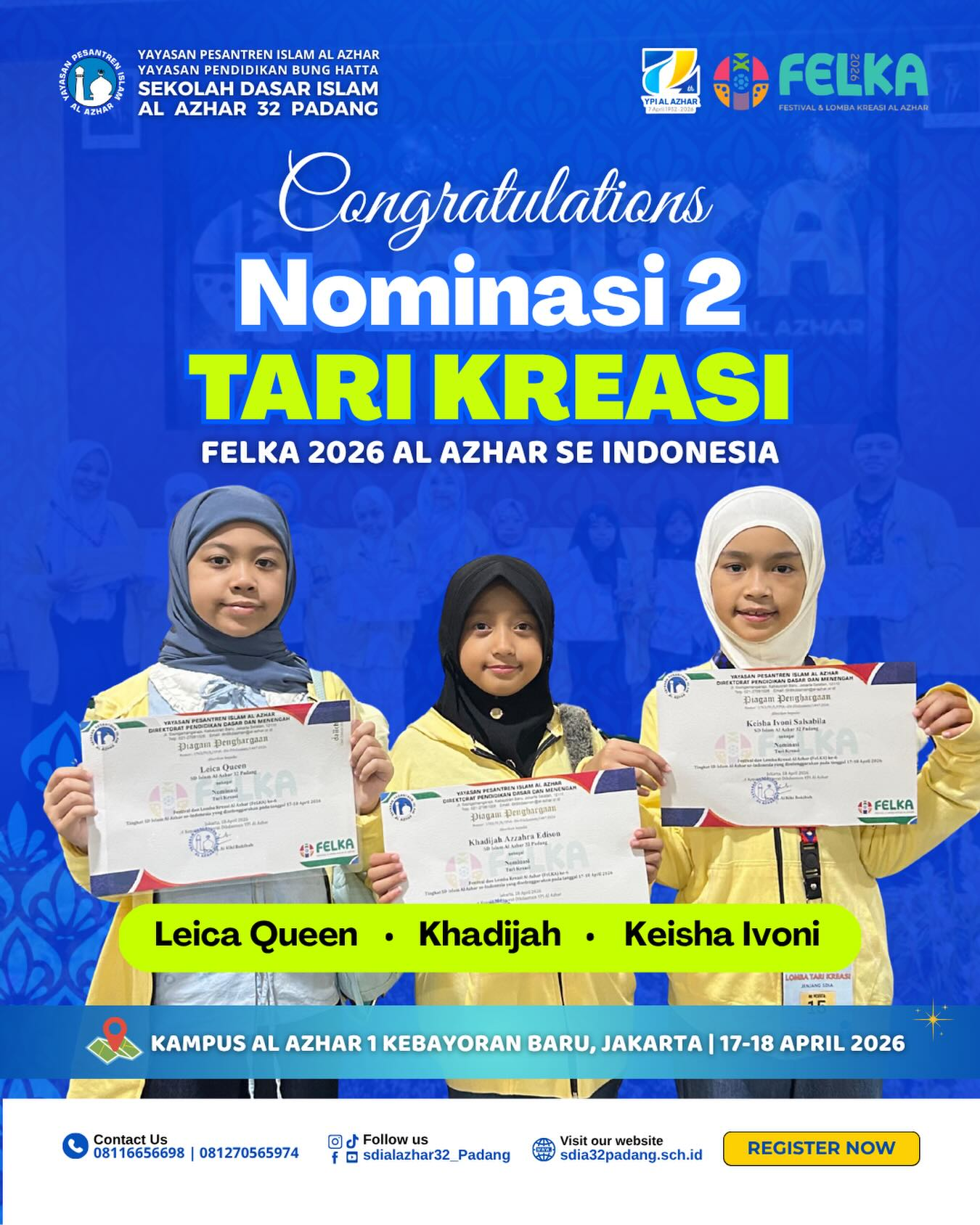 Nominasi 2 Felka 2026 Al Azhar Se Indonesia